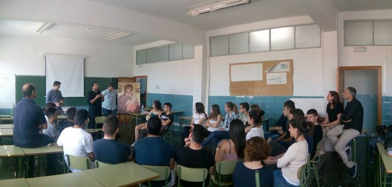 COLOCACIÓN DE LA VIRGEN DEL SOCORRO EN CICLOS.