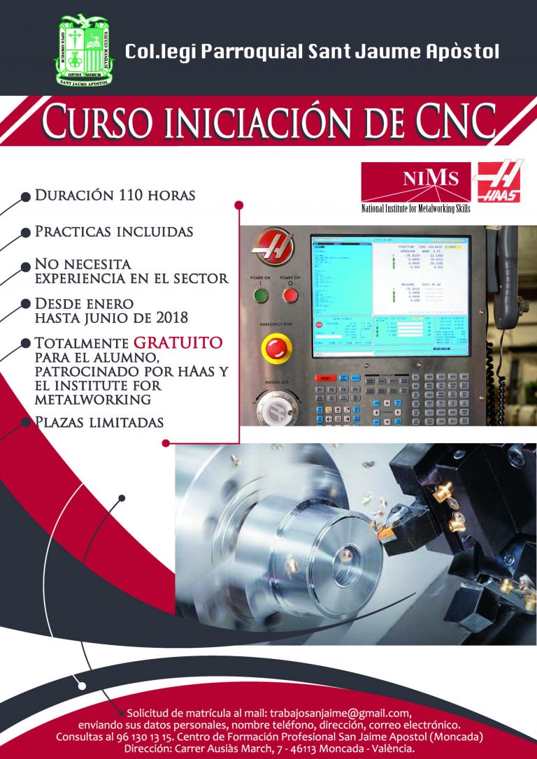 CURSO DE INICIACIÓN DE CNC