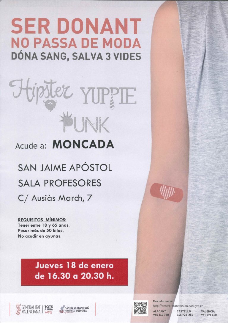 «SER DONANT NO PASSA DE MODA»