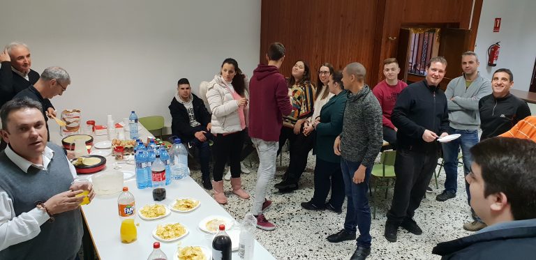 Merienda navideña en Ciclos Formativos