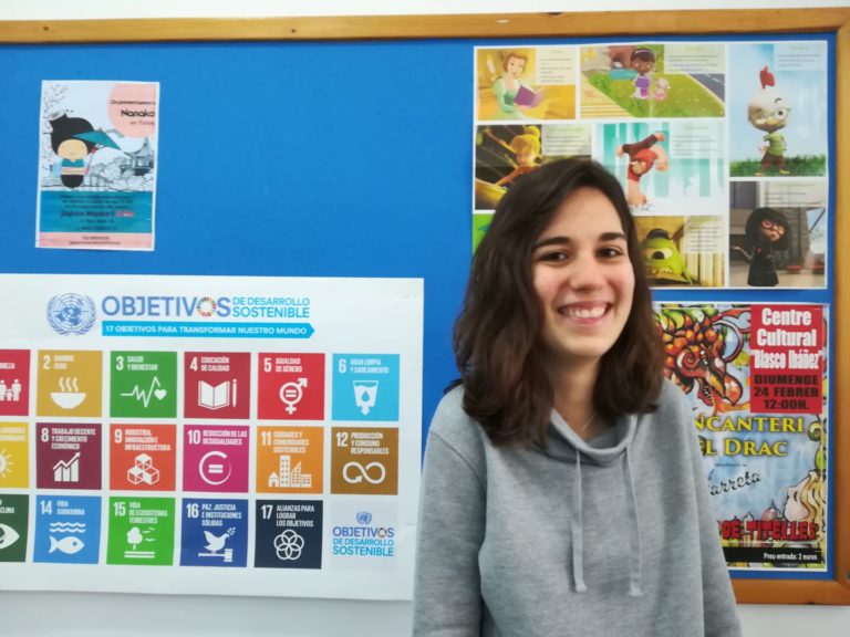 Cristina González Torres rep el Premi Extraordinari al Rendiment Acadèmic d’ESO