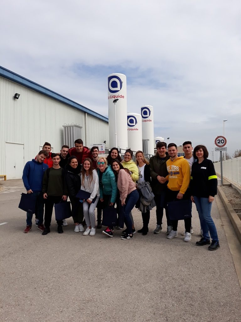 Visita de 2º Gestión Administrativa a la empresa Air Liquide