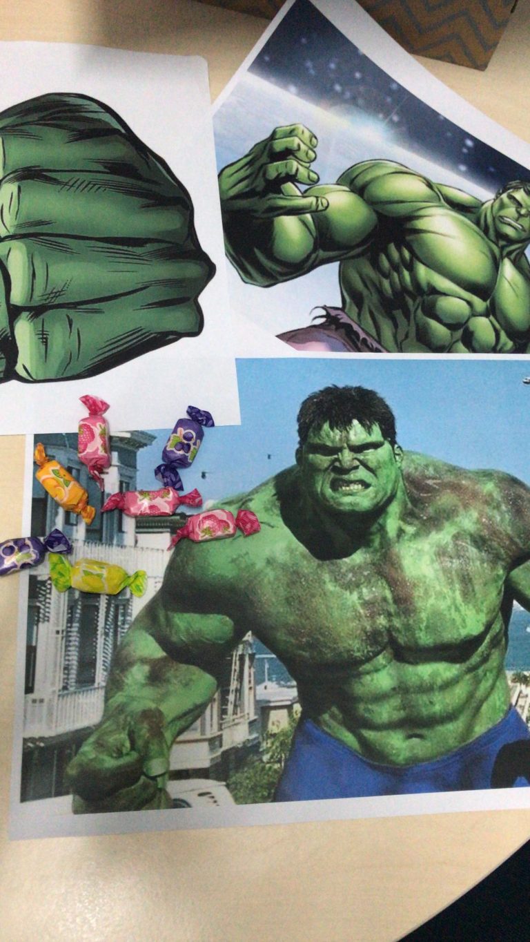 El grupo de convivencias EDGE con la película Hulk