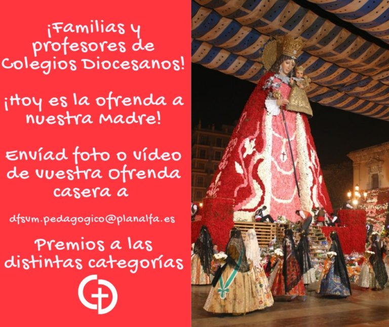 ¡HOY ES LA OFRENDA A NUESTRA MADRE! ¿PARTICIPAS?