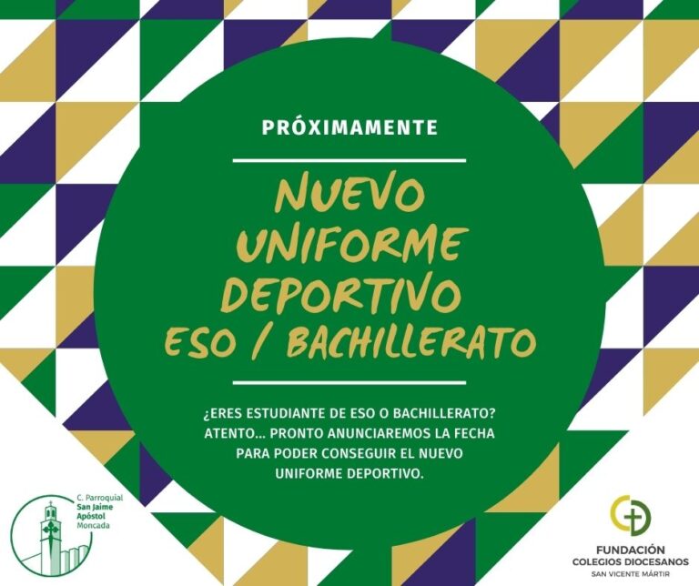 Nuevo uniforme deportivo en E.SO./Bachillerato