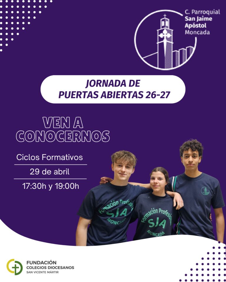 Jornada de puertas abiertas Ciclos Formativos San Jaime Apóstol Moncada